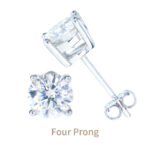 Classic Four claws Stud Earrings - Image 5
