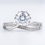 1.00ct Moissanite Stone Willow Ring