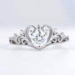 Cluster Wedding Crown Moissanite Ring