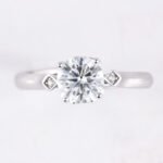 Moissanite Solitaire Engagement Ring - Image 2