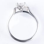Moissanite Solitaire Engagement Ring - Image 3