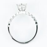 Women’s Sterling Silver Moissanite Ring - Image 4
