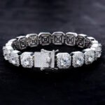 Iced-Out Ice Cube Shaped Link Chain Square - Image 5