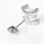 Classic Bull Head Style Moissanite Earrings - Image 4