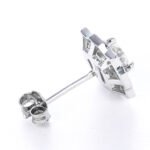 Infinity Moissanite Earrings, 925 Sterling Silver - Image 5