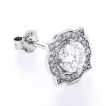 Infinity Moissanite Earrings, 925 Sterling Silver - Image 4