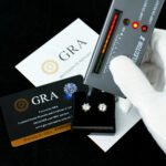 Classic Snowflake Solitaire Stud Moissanite Earrings - Image 7