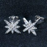 Star Post Moissanite Earrings