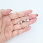 Classic Six claws Stud Moissanite Earrings - Image 8