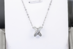 X-Shape Moissanite Pendant - Image 4