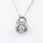 Blessing Bag Moissanite Pendant 925 Sterling Silver