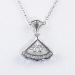 Skrit Moissanite Pendant 925 Sterling Silver