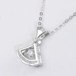 Skrit Moissanite Pendant 925 Sterling Silver - Image 3