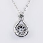 Money Bag Moissanite Pendant 925 Sterling Silver - Image 4