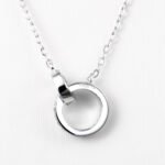 Loop By Loop Moissanite Pendant 925 Sterling Silver