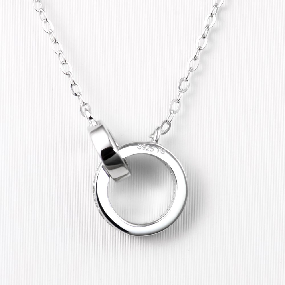 P1131732 拷贝 Loop By Loop Moissanite Pendant 925 Sterling Silver - Image 1