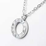 Monocyclic Rome Moissanite Pendant 925 Sterling Silver - Image 3