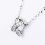 X-Shape Moissanite Pendant - Image 2