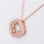 Clover Moissanite Pendant 925 Sterling Silver - Image 3