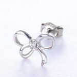 Bow Moissanite Earrings - Image 2