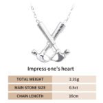 lmpress one's heart Moissanite Pendant 925 Sterling Silver - Image 4