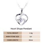 New Heart Shape Pendant 925 Sterling Silver - Image 4