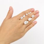 Moissanite White Oval - Image 5