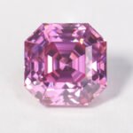 Asscher Cut Pink Moissanite