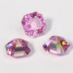 Asscher Cut Pink Moissanite - Image 4