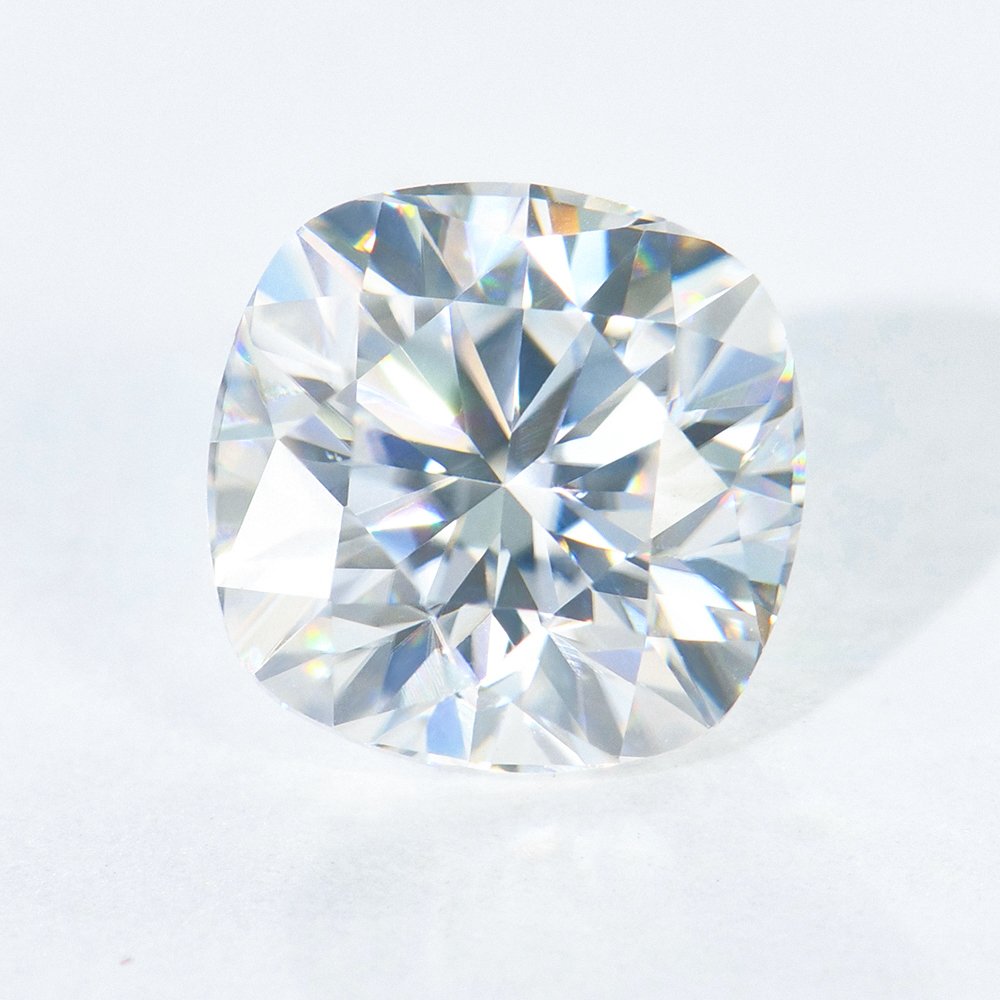 P1752883 拷贝 Moissanite White Cushion - Image 1