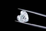 Moissanite White Heart Cut