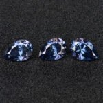 Moissanite Royal Blue Pear - Image 2