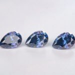 Moissanite Royal Blue Pear