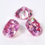 Moissanite Pink Cushion - Image 3