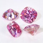 Moissanite Pink Cushion - Image 4