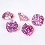 Moissanite Pink Cushion - Image 5
