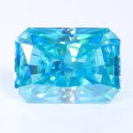 Moissanite Sea Bule Rediant