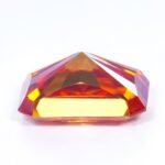 Moissanite Garnet Radiant - Image 4