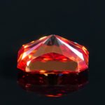 Moissanite Garnet Radiant - Image 2