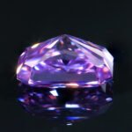 Moissanite Light Purple Rediant cut - Image 3