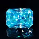 Moissanite Sea Bule Rediant - Image 4