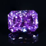 Moissanite Light Purple Rediant cut - Image 4