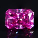 Moissanite Pink Rediant cut - Image 3