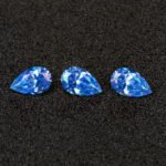 Moissanite Klein Blue Pear - Image 2