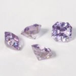 Moissanite Light Purple Asscher - Image 4