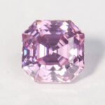 Moissanite Sakura Pink Asscher