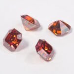 Moissanite Pigeon blood Asscher - Image 4