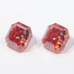 Moissanite Garnet Asscher - Image 2