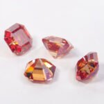 Moissanite Garnet Asscher - Image 4