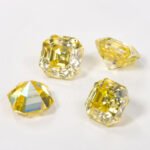 Moissanite Lemon Yellow Asscher - Image 4